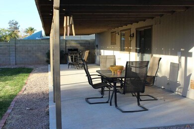 Large covered extended patio