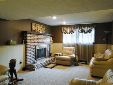 Family Room on Lower level with loads of space and