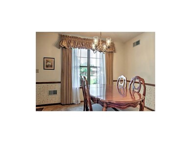 Views out the front in the dining area