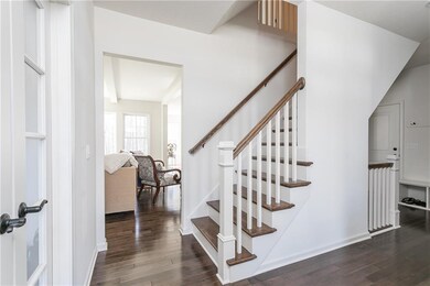 Wood tread staircase- beautiful hardwood floors th