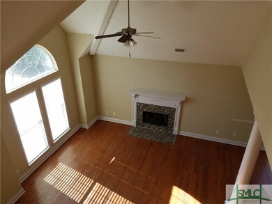 Hardwood floors in the living area!