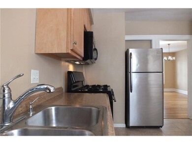 Remodeled kitchen of the Lower unit looking throug