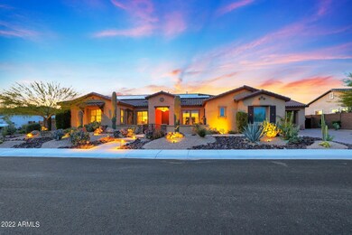 Front of Home at Sunset