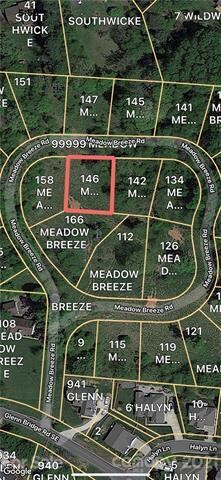 Homesite outlined in red