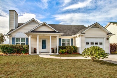 Covered front porch