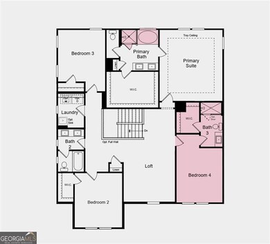 Second Floor Plan - Structural options added inclu