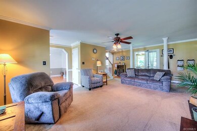 Spacious Family Room with a Sneak Peak Into Dining