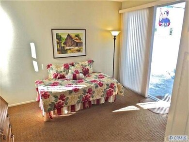 Third bedroom or den with sliding doors to large  