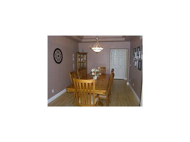 Dining Area. Formal dining room with wood floors, 