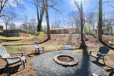 Very large fenced-in backyard on .4 acres.