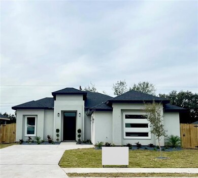 View of front of home with a front lawn