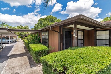Entry to your unit, not far from your carport