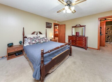 Master bedroom on the first floor
