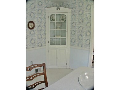 Dining Room. One of 2 built-in china cabinets.