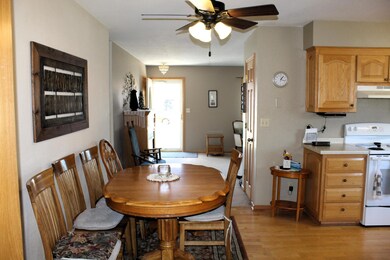 Looking from Sunroom through Kitchen toward Living Room