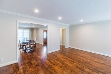 The Dining Room as viewed from the Family Room sho