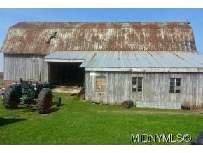 Workshop side of barn