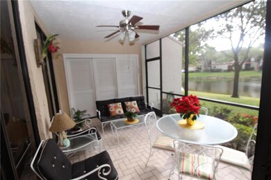 Fantastic water views from your screened-in patio