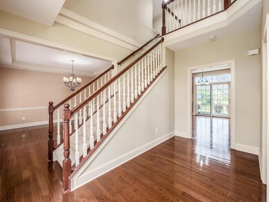 Foyer open to dining room