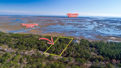 Aerial of intracoastal with lot lines