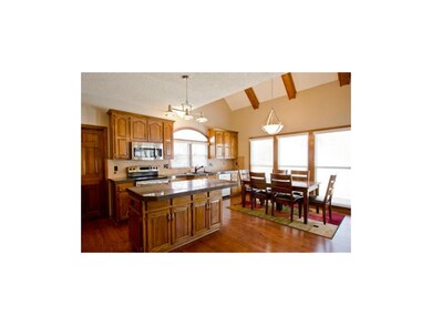 New Granite, Backsplash, Wood Floors, Neutral Pain