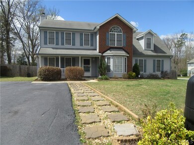 Double wide paved driveway