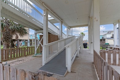 Fenced area for beloved pets and a ramp for easy a
