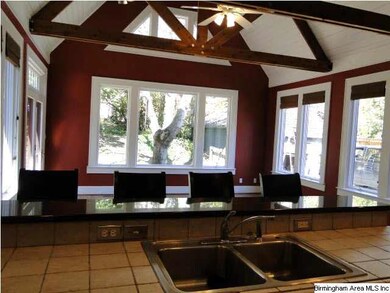 View of den from breakfast bar