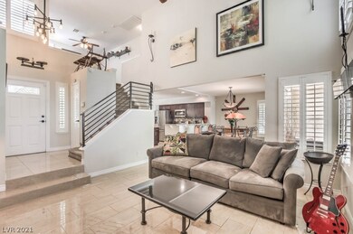 Living room entry foyer.