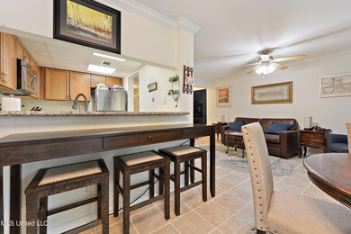 Kitchen bar area