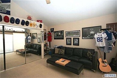 Second master suite with volume ceiling