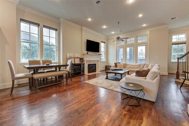 2nd Floor - This open floor plan living area recei