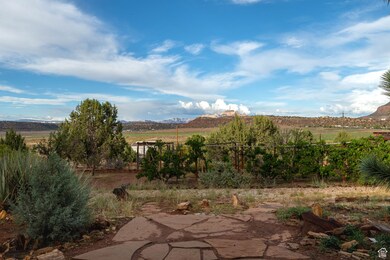 View of mountain background with rural landscape