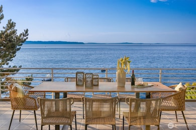 The views are mesmerizing & wide. Watch the water & horizon shift colors throughout the day throughout the seasons in a magical symphony from the comfort of the home, layered decks and patios and on the water's edge.