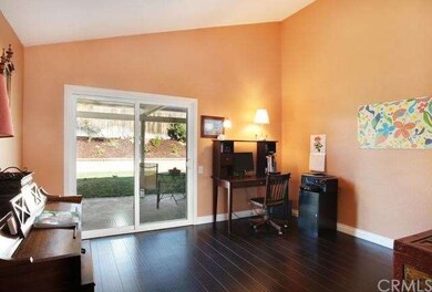 The den creates a great retreat for studying, home