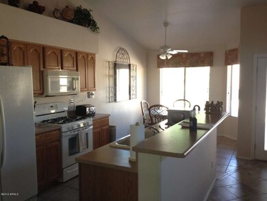Kitchen and dining area