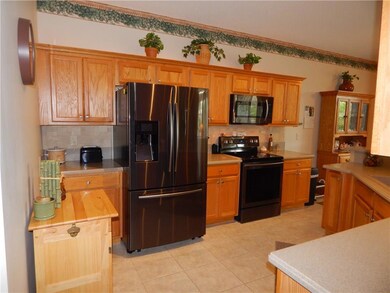 Kitchen with New Black Stainless Steel Appliances