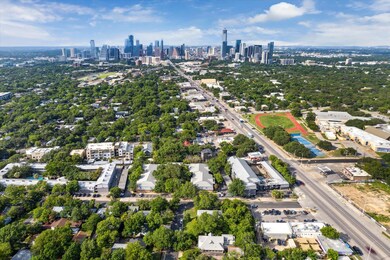 Aerial view of city skyline