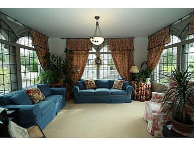 Great Room. Bright Sunroom with  slate floor.