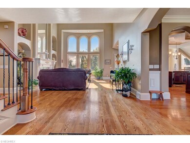 Directly ahead of the foyer is a 2-story Great Roo