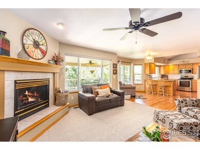 Living Room with fireplace