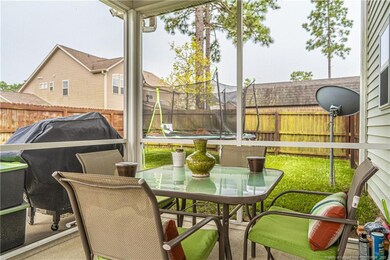 Screened in back porch