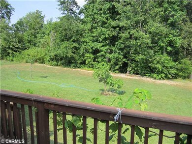 Yard/Garden - Woods provide natural border for bac