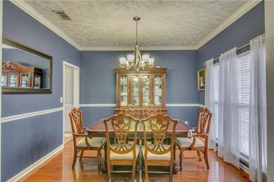 Formal dining room could be used as an office. Thi