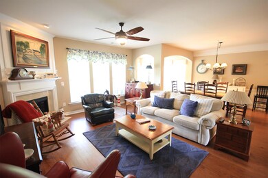 Great Room has new hardwood flooring