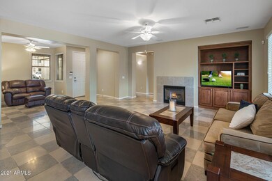 Living room and front entry
