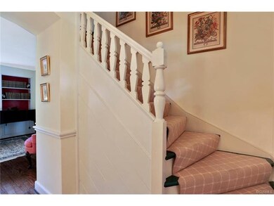 Staircase in entrance hall