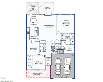 Floor plan 1st floor