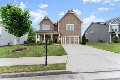 Craftsman-style house featuring board and batten s