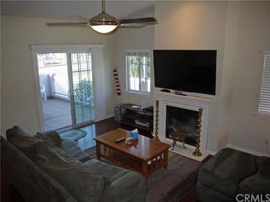Upstairs living room with balcony access